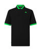 Immagine di POLO MM LOGO NEON BLACK-GREEN FLUO