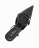 Immagine di MISS GLOBO - Décolleté slingback nera in vernice con sottopiede in memory foam, tacco 7,5CM