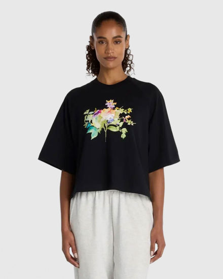 Immagine di T-SHIRT MM WATERCOLOR YELLOW BOXY BLACK