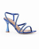 Immagine di MISS GLOBO - Sandalo gioiello blu con strass, tacco 8,5CM