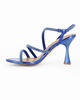 Immagine di MISS GLOBO - Sandalo gioiello blu con strass, tacco 8,5CM