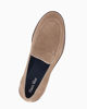 Immagine di CLASS MAN - Mocassino taupe scamosciato in VERA PELLE con suola a contrasto