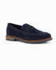 Immagine di CLASS MAN - Mocassino blu scamosciato in VERA PELLE