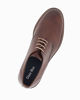 Immagine di CLASS MAN - Scarpa marrone in VERA PELLE con lacci e motivo intreccio