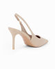 Immagine di MISS GLOBO - Décolleté slingback beige con sottopiede in memory foam, tacco 8,5CM