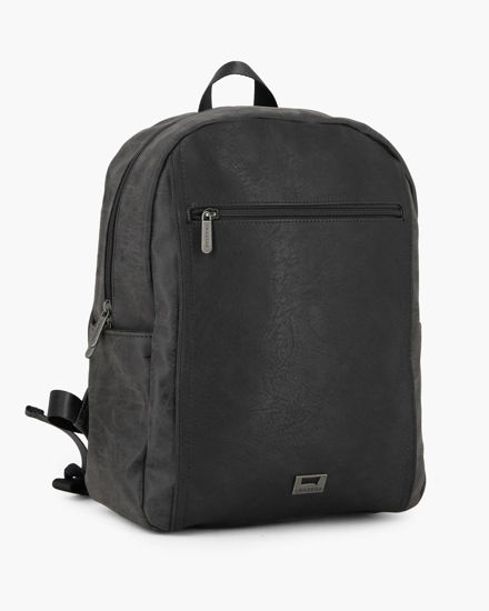 Immagine di CARRERA - Zaino ufficio nero con due tasche laterali e una tasca frontale