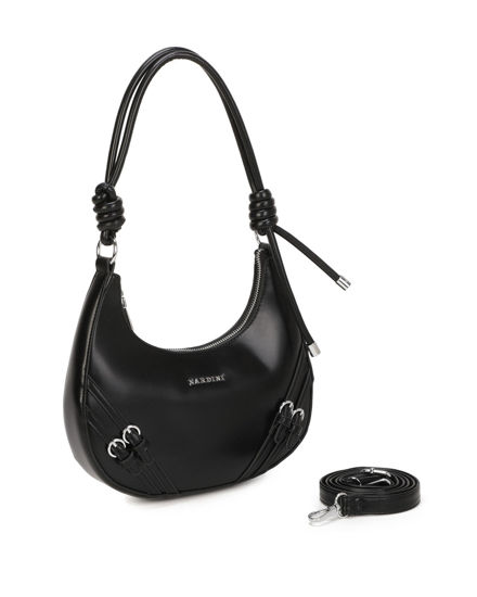 Immagine di HOBO BAG CON MANICO NODI E FIBBIE DAV.