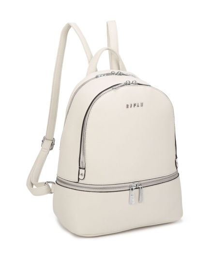 Immagine di ZAINO GRANDE ECOPELLE 2ZIP+FONDO ZIP