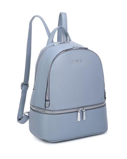 Immagine di ZAINO GRANDE ECOPELLE 2ZIP+FONDO ZIP