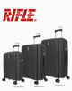 Immagine di RIFLE - TROLLEY NERO IN ABS 4 RUOTE CON COMBINAZIONE TSA