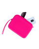 Immagine di RIFLE - Pochette fuxia in silicone con polsiera