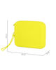 Immagine di RIFLE - Pochette gialla in silicone con polsiera