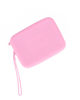 Immagine di RIFLE - Pochette rosa in silicone con polsiera