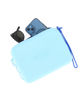 Immagine di FIAT 500 - Pochette celeste in silicone con polsiera
