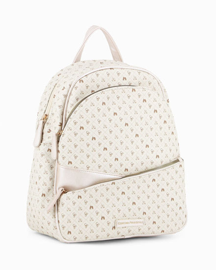 Immagine di CORTINA POLO STYLE - Zaino burro loggato con doppia tasca frontale