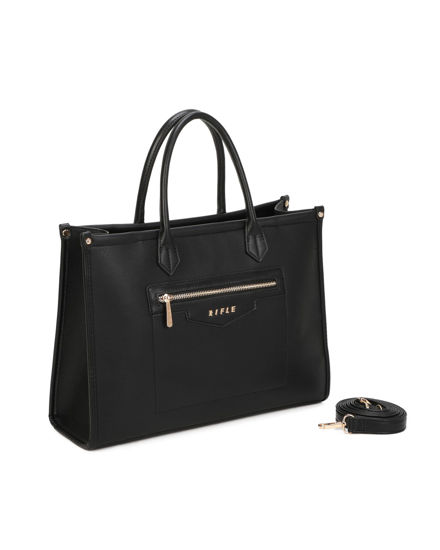 Immagine di BORSA A MANO 2MANICI CON TASCA DAVANTI