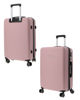 Immagine di FIAT 500 - TROLLEY ROSA IN ABS 4 RUOTE CON COMBINAZIONE TSA