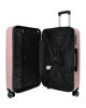 Immagine di FIAT 500 - TROLLEY ROSA IN ABS 4 RUOTE CON COMBINAZIONE TSA