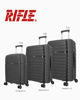 Immagine di RIFLE - TROLLEY NERO IN ABS 4 RUOTE CON COMBINAZIONE TSA