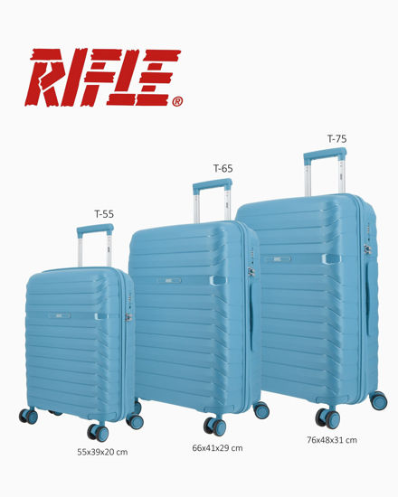 Immagine di RIFLE - TROLLEY AVIO IN ABS 4 RUOTE CON COMBINAZIONE TSA