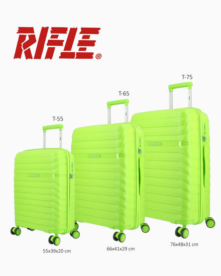Immagine di RIFLE - TROLLEY LIME IN ABS 4 RUOTE CON COMBINAZIONE TSA