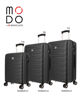 Immagine di MODO BY RONCATO - TROLLEY ABS NERO 4 RUOTE CON COMBINAZIONE TSA