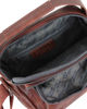 Immagine di COVERI COLLECTION - Borsello marrone con manico e doppia tasca frontale