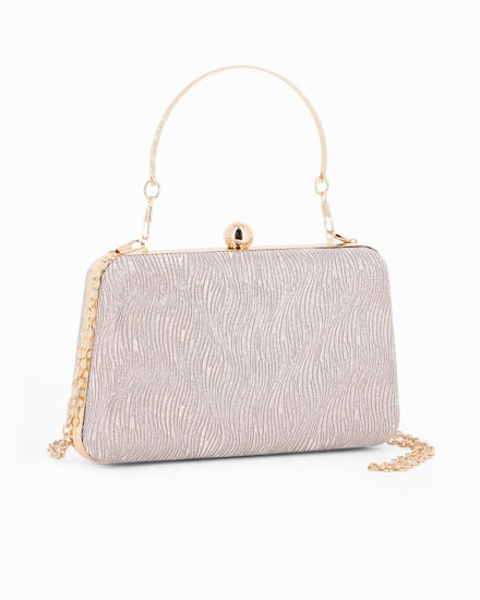 Immagine di CLUTCH EFFETTO ONDINE VERTICALI