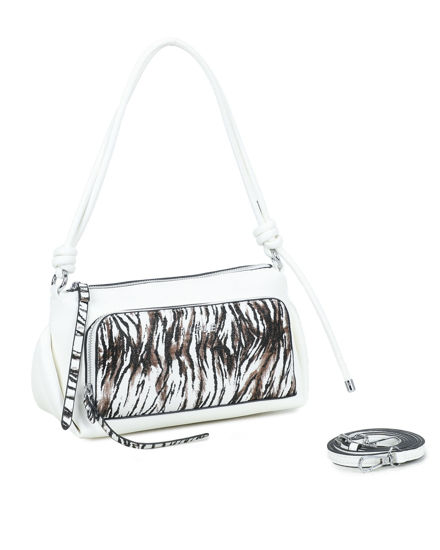 Immagine di BORSA A SPALLA C/MANICO NODI TASCA FRONT