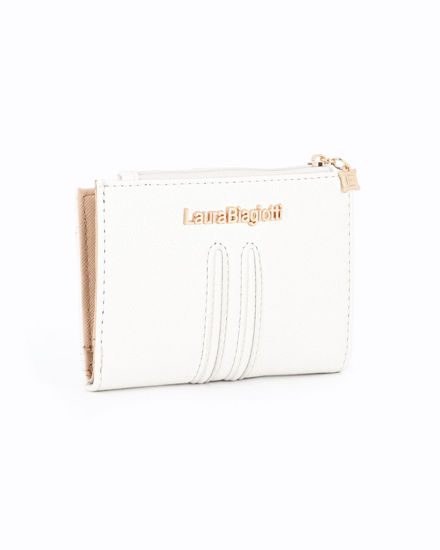 Immagine di LAURA BIAGIOTTI - Portafoglio bianco con pattina