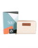 Immagine di SOLO SOPRANI - Portafoglio panna loggato con due scomparti principali