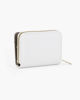Immagine di SOLO SOPRANI - Portafoglio bianco plissettato con due scomparti principali