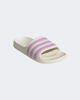 Immagine di ADIDAS - CIABATTA ADILETTE BEIGE 3 BANDE LILLA - JS2498
