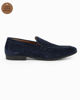 Immagine di CLASS MAN - Mocassino blu scamosciato in VERA PELLE