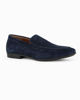 Immagine di CLASS MAN - Mocassino blu scamosciato in VERA PELLE