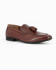 Immagine di CLASS MAN - Mocassino marrone in VERA PELLE con nappe