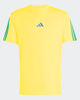 Immagine di ADIDAS - TSHIRT GIALLA DA UOMO CON 3 BANDE - KR7569