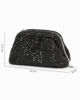 Immagine di DIVAS - Pochette nera di strass