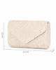 Immagine di DIVAS - Pochette crema in pizzo con patta