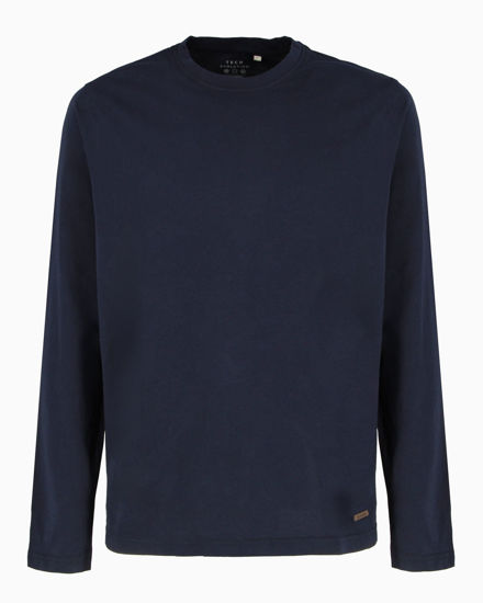 Immagine di YELLOW DOG - Tshirt manica lunga basic blu da uomo