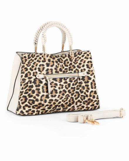 Immagine di BORSA 2MAN.INTRECCIATI C/ZIP FRONTALE