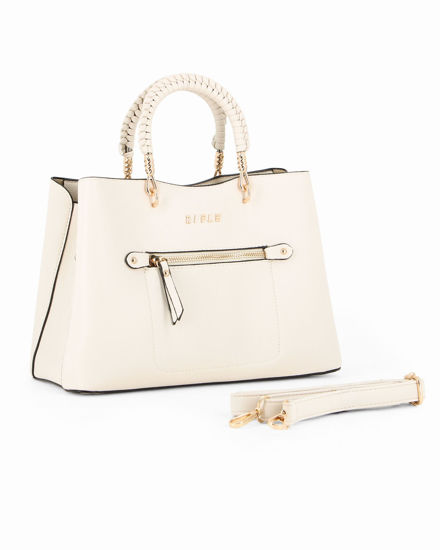 Immagine di BORSA 2MAN.INTRECCIATI C/ZIP FRONTALE