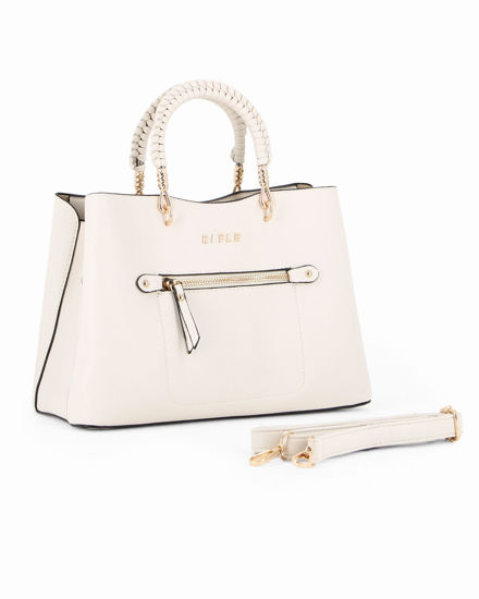 Immagine di BORSA 2MAN.INTRECCIATI C/ZIP FRONTALE