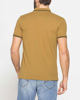 Immagine di CARRERA - Polo manica corta basic in piquet di cotone senape con bordino a contrasto