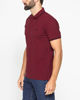 Immagine di CARRERA - Polo manica corta basic in piquet di cotone bordeaux con bordino a contrasto