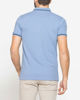 Immagine di CARRERA - Polo manica corta basic in piquet di cotone celeste con bordino a contrasto