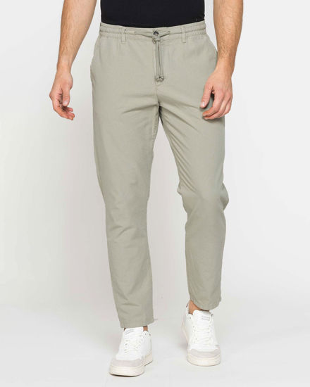 Immagine di CARRERA - Pantalone in ripstop con coulisse in vita tortora da uomo