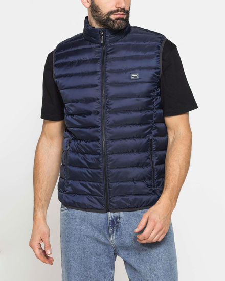 Immagine di CARRERA - Gilet 100 grammi in tessuto ripstop blu da uomo