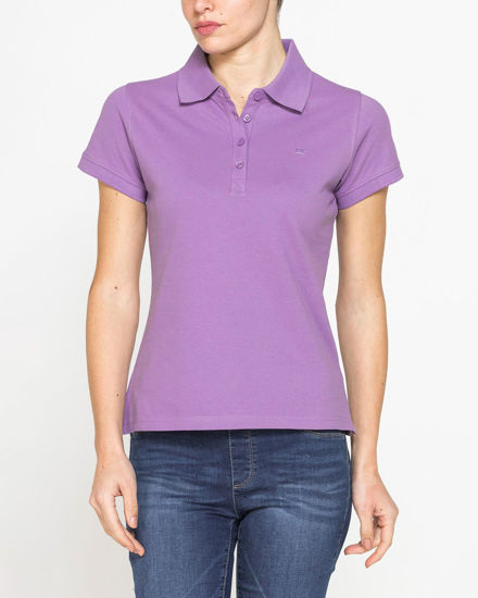 Immagine di CARRERA - Polo manica corta in tessuto piquet viola da donna