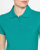 Immagine di CARRERA - Polo manica corta in tessuto piquet petrolio da donna